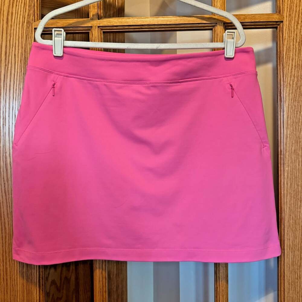 EUC TOMMY BAHAMA SZ L AUBREY ISLAND ZONE SKORT SKIRT PINK ATHLEISURE WEAR LARGE